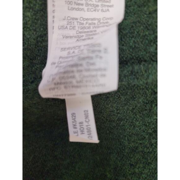 Madewell Sweater Womens Medium Dashwood Ballon Sleeves Green Coziest Yarn K5429 - Picture 9 of 10